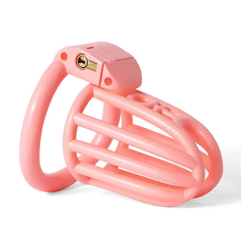 Nxy Chastity Devices Nuovo dispositivo maschile con gabbia leggera stampata in 3D Anello per pene Schiavo della prigione BDSM per uomini 220829