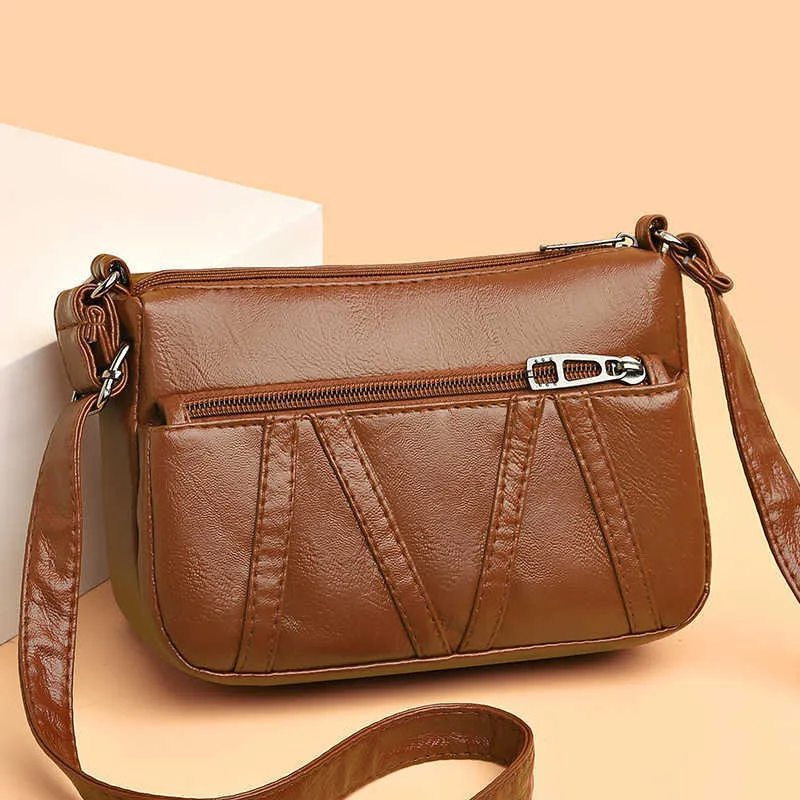 HBP sac pour femme d'âge moyen sacs pour mère 2022 nouvelle mode bandoulière sac en cuir souple une épaule petit sac shopping sac et sac à main