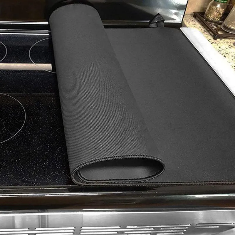 Table Mats Non-Slip Stove Top Cover Induction Mat Cooker Protection Pad Covers For Electric