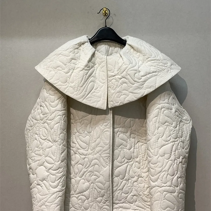 Mélanges de laine pour femmes Style japonais doux col Peter Pan femmes Parkas bouton couvert lâche manches longues manteaux décontractés élégant solide vestes d'hiver 221007