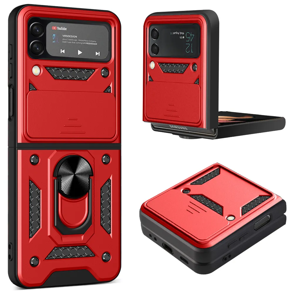Samsung Galaxy Z FLIP 3 5G FLip 4 Phone Cases With 360° Rotating