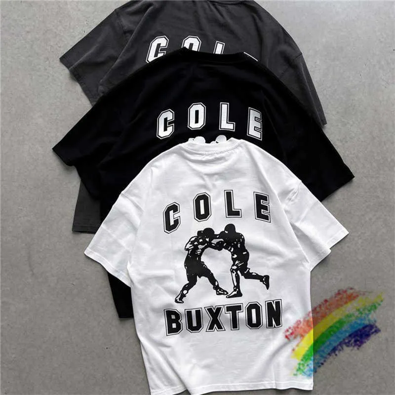 남성 T-셔츠 New Cole Buxton T-셔츠 남성 여성 1 1 고품질 T 셔츠 권투 슬로건 인쇄 반팔 T 셔츠 T221006