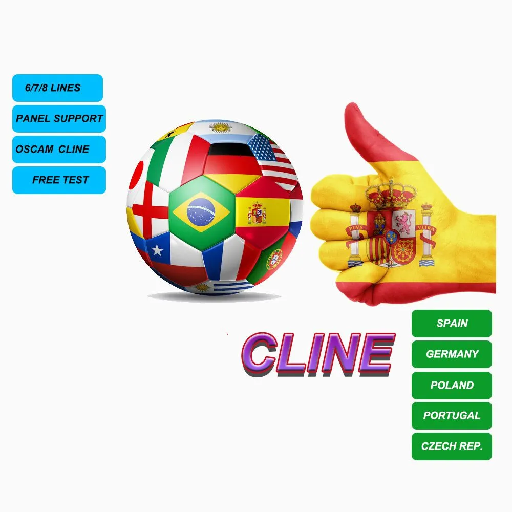 Other Electronics Europe 7Cline Antennas Europe Italy CCCAM Support free Oscam Cline Germany fast stable server Spain portugal Sweden Poland FULL HD DVB-S2