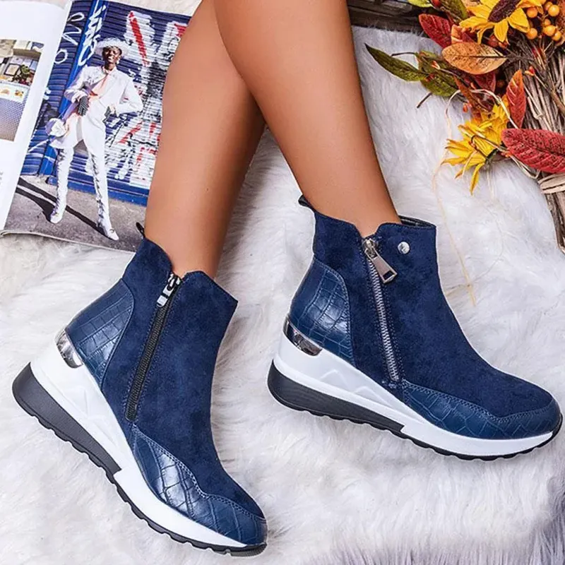 Boots Women Boot Autumn Winter High Top Vulcanize Shoes