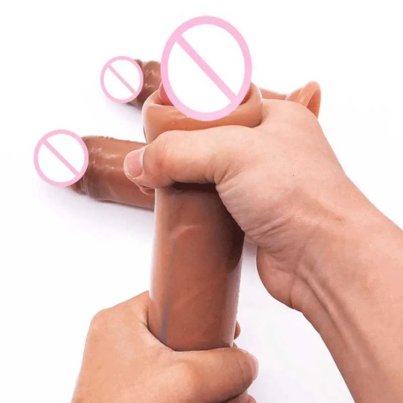 Soft As Real Penis with Belt Realistic Dildo Foreskin Big Cock Sex Toys for Women Female Masturbator Silicone Dildos Suction Cup