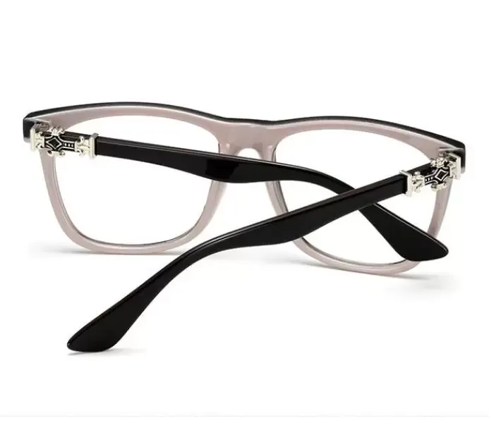 Men Women Fashion Eyeglasses On Frame Name Brand Designer Plain Glasses Optical Eyewear Myopia Oculos H399