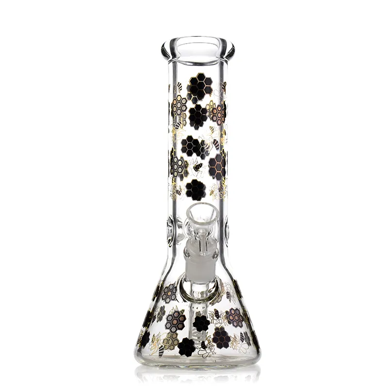 10.8-Inch Glass Oil Rig Hookah Bong - Beaker Recycler Water Pipe com articulação feminina de 18mm para experiência de fumo aprimorada