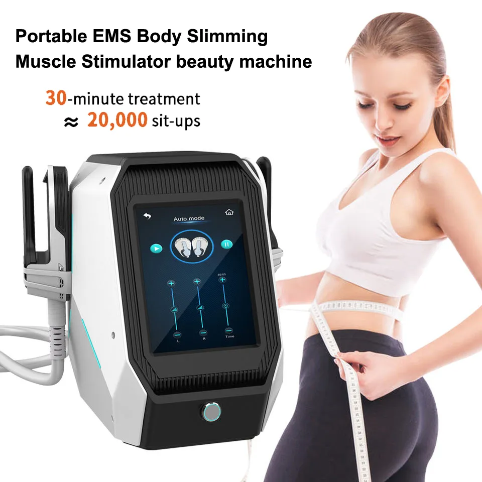 EMS NEO النحات من جسم النحت النحت 2 مقابض RF emslim الجسم contouring بناء محفز العضلات والوزن