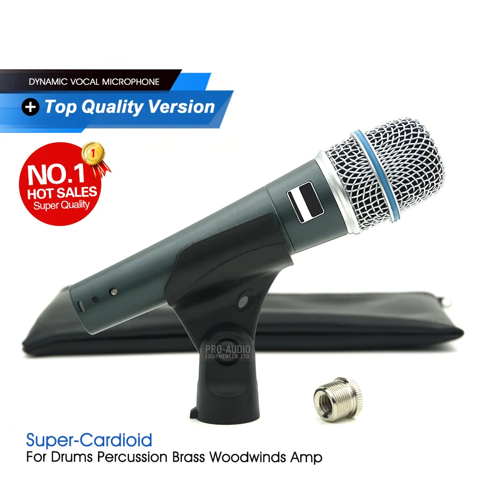 A Sınıfı Kaliteli Profesyonel Kablolu Mikrofon Beta57A Süper Kartoid Beta57 Dinamik Mikro Dinamik Mikroe Karaoke Live Enstrüman