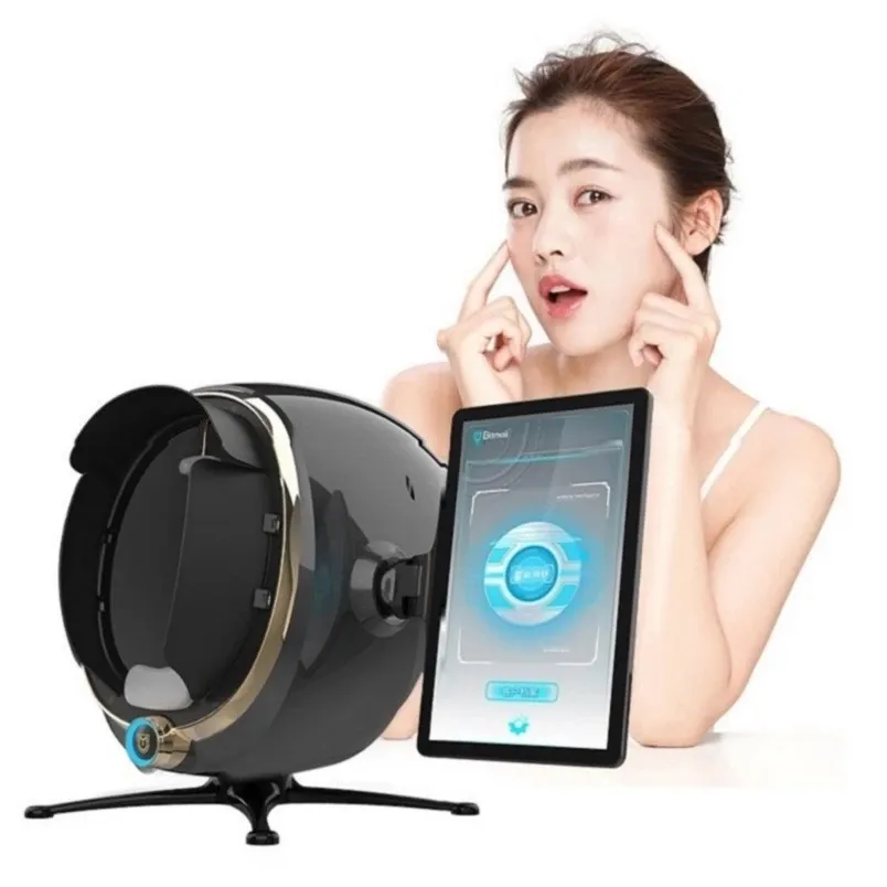 Facial Diagnostic Magic Skin Analysis For Beauty Salon 2800W Pixel 13.3 Inch Screen Mirror Skin Scanner Analyzer Machine With Ipad