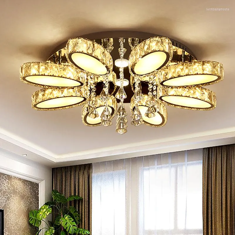 Chandeliers Modern Luxury Crystal Interior Ceiling LED For Living Room Bedroom Kitchen Island Dining Lamps Fixture