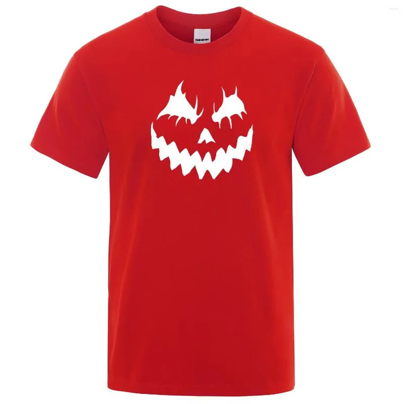Erkek Tişörtleri Moda Erkekler Tshirts Cadılar Bayramı Korku Hip-Hop Üstler Marka T-Shirt Pamuk