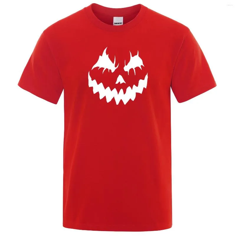 Herr t-skjortor mode män tshirts halloween skräck hip-hop toppar märke t-shirt bomull