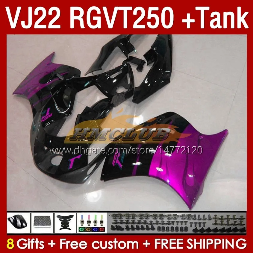 Tank Suarings для Suzuki RGVT250 VJ 22 RGV RGVT 250 CC RGVT-250 160NO.173 RGV250 SAPC VJ22 90 91 92 1993 1995 1996 RGV-250 1990 1991 1992 93 94 95 96 OEM Fairing Pink Flames.