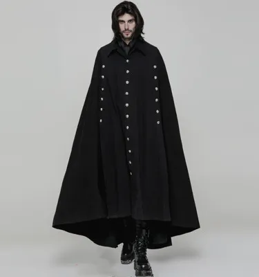 Men s Trench Coats Spring and Autumn Edition Youth Cape Fashion bat shirt Super Long with everything 221007