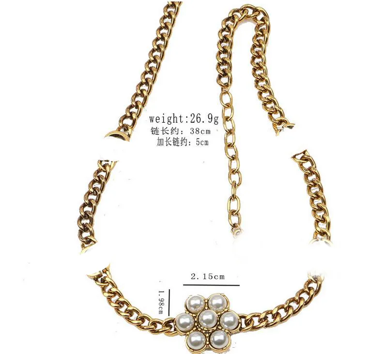 23SS 20Style Luxury Brand Designer Letters Pendant Halsband män kvinnor metall smycken länk kedja mode personlighet kreativ mode hiphop accessoarer