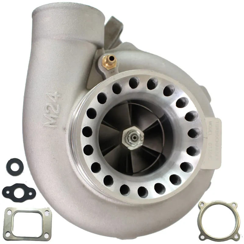 TINVHY GT35 GT3582 Turbocharger – T3 Flange, .70 A/R Compressor, .63 Turbine, Anti-Surge