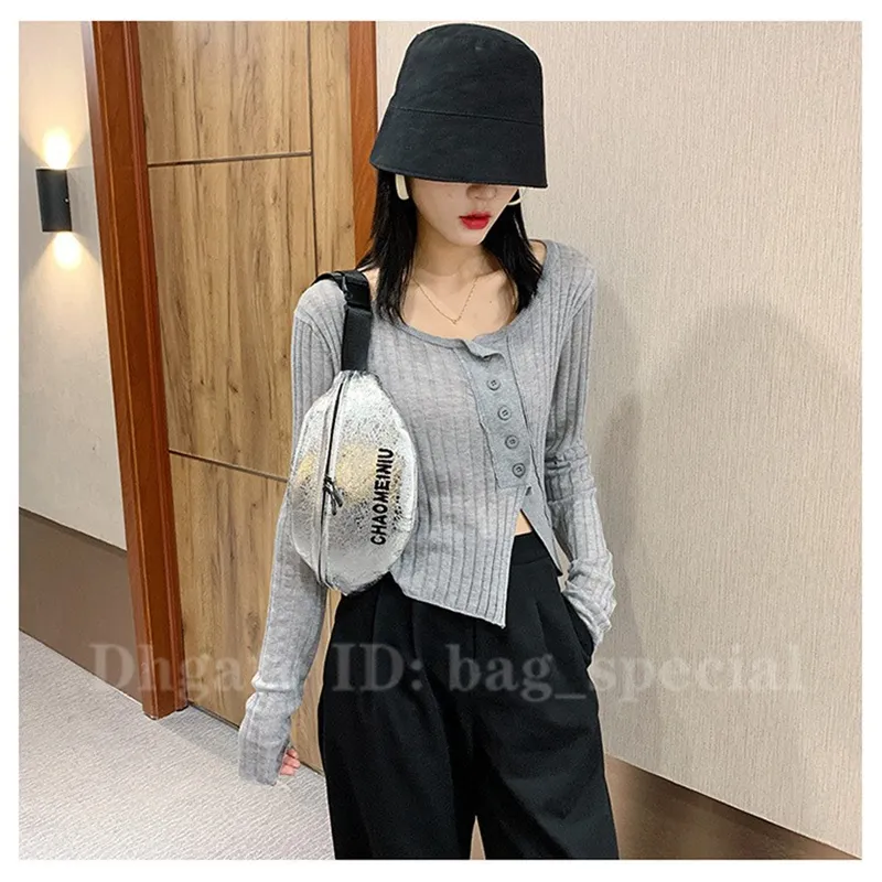 HBP Bag Woman Slung Chest Tidal Wide Shoulder Single Trend Fanny Pack Shopping Wallet Card Holder