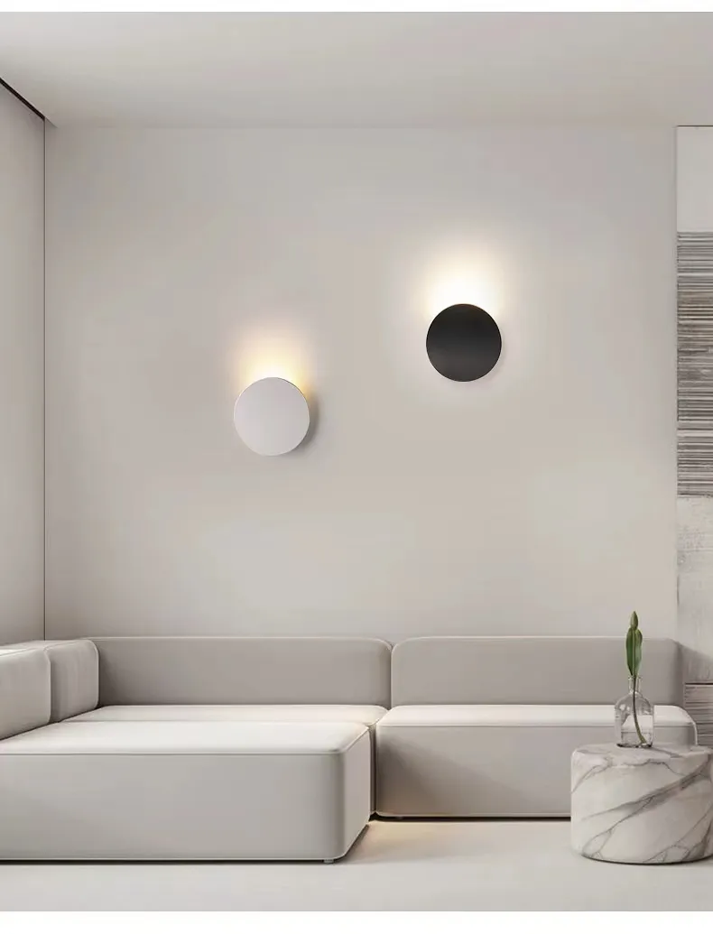 Lampada da comodino moderna per camera da letto con applique da parete a  LED Applique da parete per camere d'albergo di moda semplice