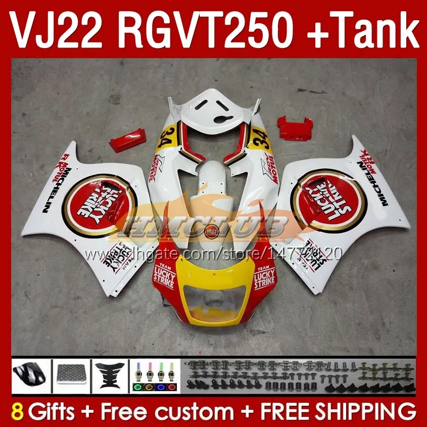 Tank White Lucky Magis для Suzuki RGV250 VJ 22 RGVT250 RGV-250 SAPC VJ22 90 91 92 93 94 95 96 160NO.71 RGVT RGV 250 CC RGVT-250 1990 1991 1992 1993 1994 1995