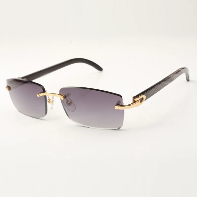 Buffalo Sunglasses With Flat Hardware And Horn Legs Designer