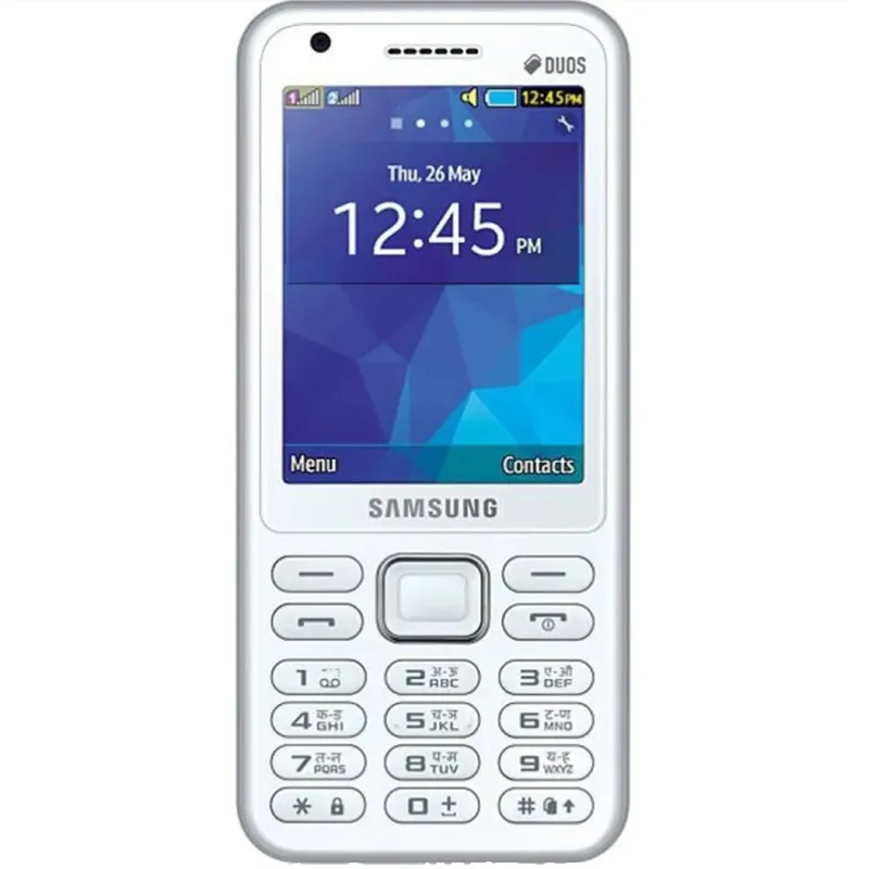 Orijinal Yenilenmiş Cep Telefonları Samsung B355E yaşlı öğrenci cep telefonu için 2.8ikd GSM 2G