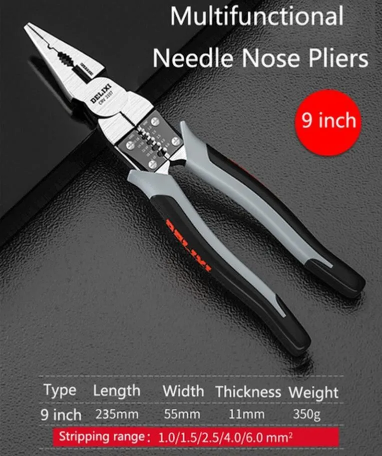 Multifunctional Electrician Knipex Cutting Pliers With Long Nose, Wire  Stripper, Cable Cutter, Terminal Crimping Hand Tools Available In 7 9 Inch  Sizes From Prettyrose, $11.74