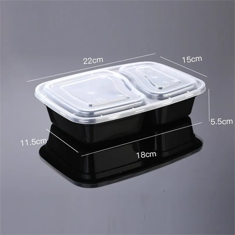 Engångskoppar Straws Lunch Box Injection Plastic Transparent Square Multi-Specification Takeaway Packaging Food 221007