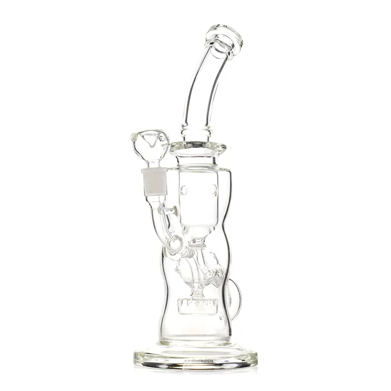 Hoogwaardige 11,8-inch Recycler Waterpijp Bong met 14 mm vrouwelijk gewricht - Glazen waterpijpen - Bong Oil Rig Bubbler