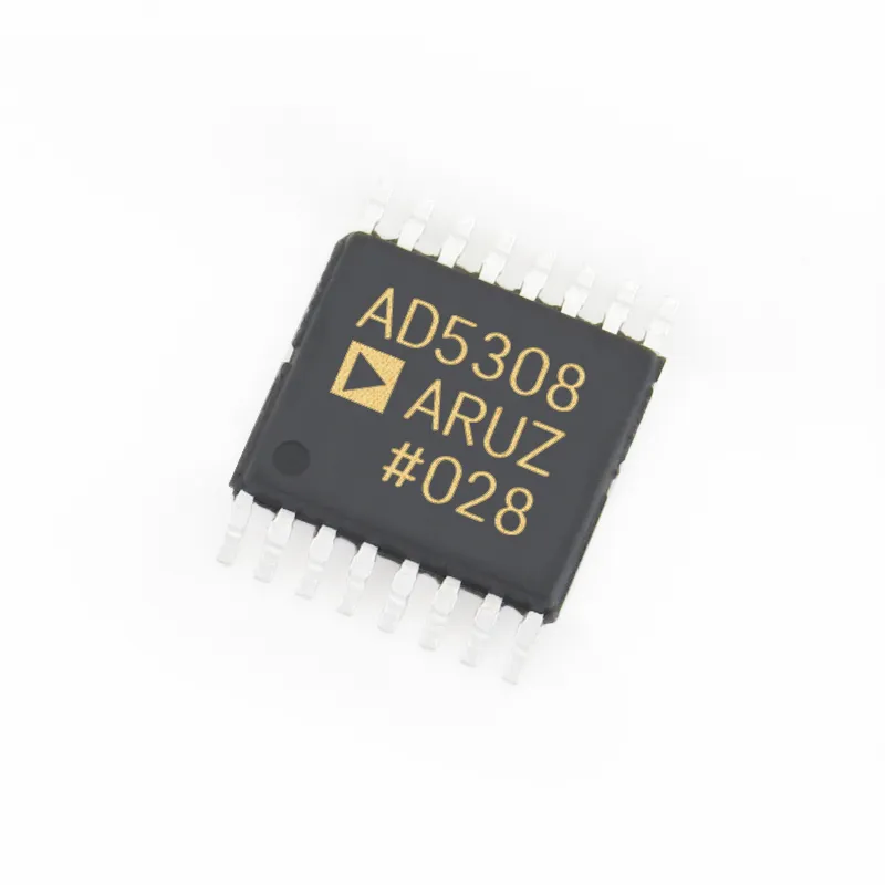 NOUVEAU Circuits intégrés d'origine DAC OCTAL 8 BIT SPI MICROPOWER DAC AD5308ARUZ AD5308ARUZ-REEL7 ic puce TSSOP-16 MCU Microcontrôleur