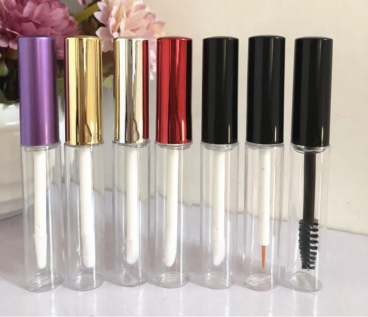 Flaconi per tubi in plastica trasparente lucidalabbra da 5 ml Eye Liner Mascara Contenitori per imballaggi vuoti cosmetici