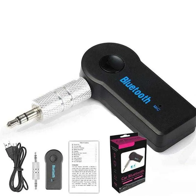 Bluetooth nadajniki adapter samochodowy Odbiornik 3,5 mm Aux stereo bezprzewodowy USB Mini audio muzyka na smartfon mp3