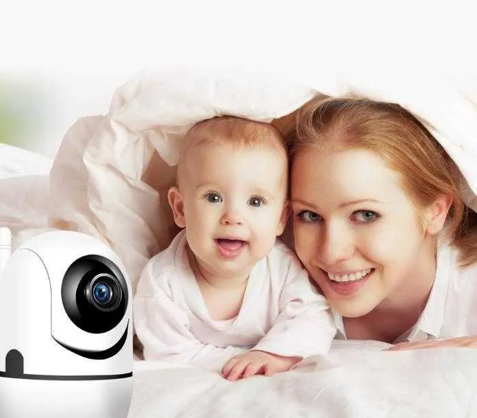 تتبع تلقائي 1080 بكسل مراقبة الكاميرا مراقبة الأمان شاشة WiFi اللاسلكي المصغرة الذكية الإنذار CCTV كاميرا داخلية شاشات الطفل