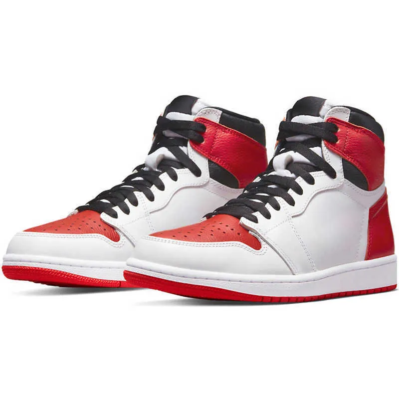 New 1s Royal Blue Men Women High OG Basketball Shoes Bred Toe Top