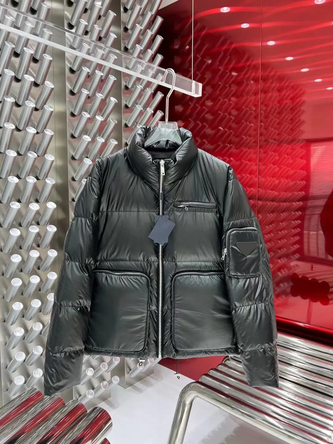 Mens CirrusLite Down Hooded Jacket Water Resistant Packable Puffer