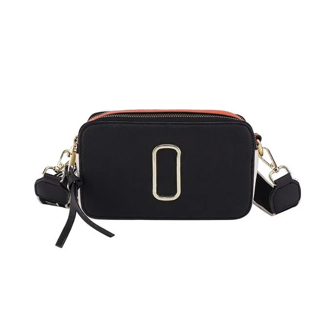 مصمم لقطة متعددة الألوان حقائب الكتف كاميرا المرأة أزياء التعادل صبغ جلد فاخر crossbody حزام محفظة حقيبة رمادية