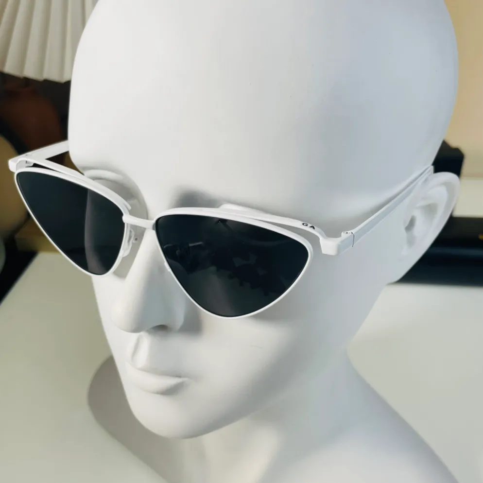 Солнцезащитные очки для кошачьего глаз 0162 White Grey Women Design Sun Shades UV очки с коробкой