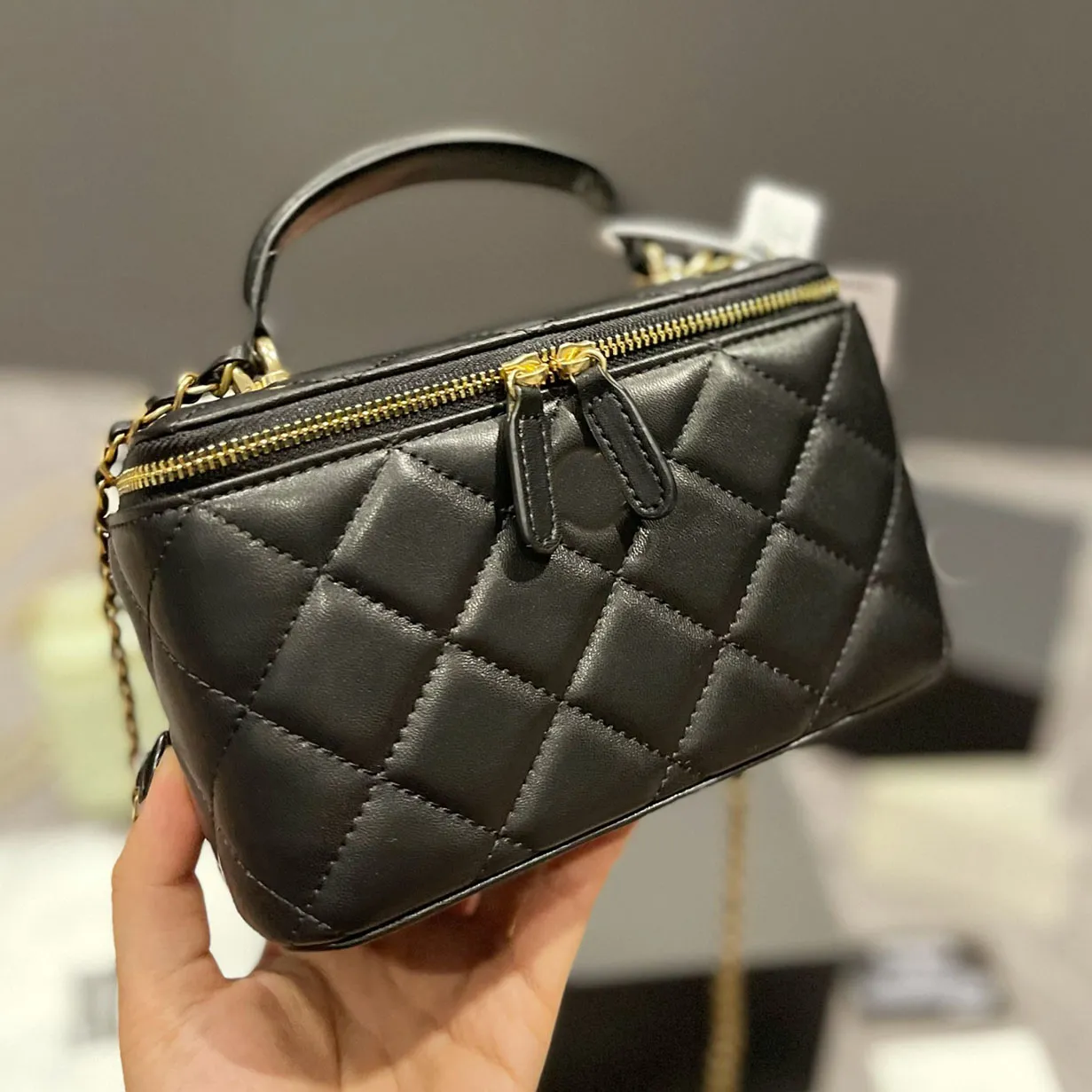 Schoudertassen mode dames crossbody c kwaliteit hoge luxe ontwerpers handtassen dames klassieke kettingbox cosmetische tas portemonnee 2022 portefeuilles bakken handtas