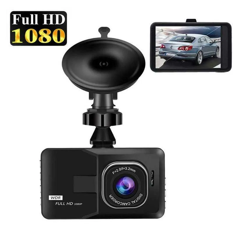 Real HD 1080p Dash Cam Car DVR 비디오 레코더 Camcorders Cycle Recording Recorders Night Vision 광각 Dashcam 카메라 등록 기관