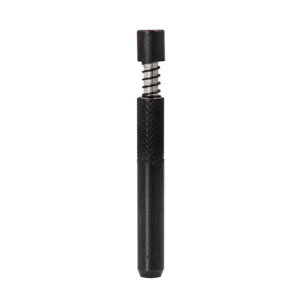 Large Metal One Hitter Bat Pipes Spring 78MM Aluminum Smoking Dugout Without Tobacco Pipe Holder Accessories Grinder Wholesale Personality Party