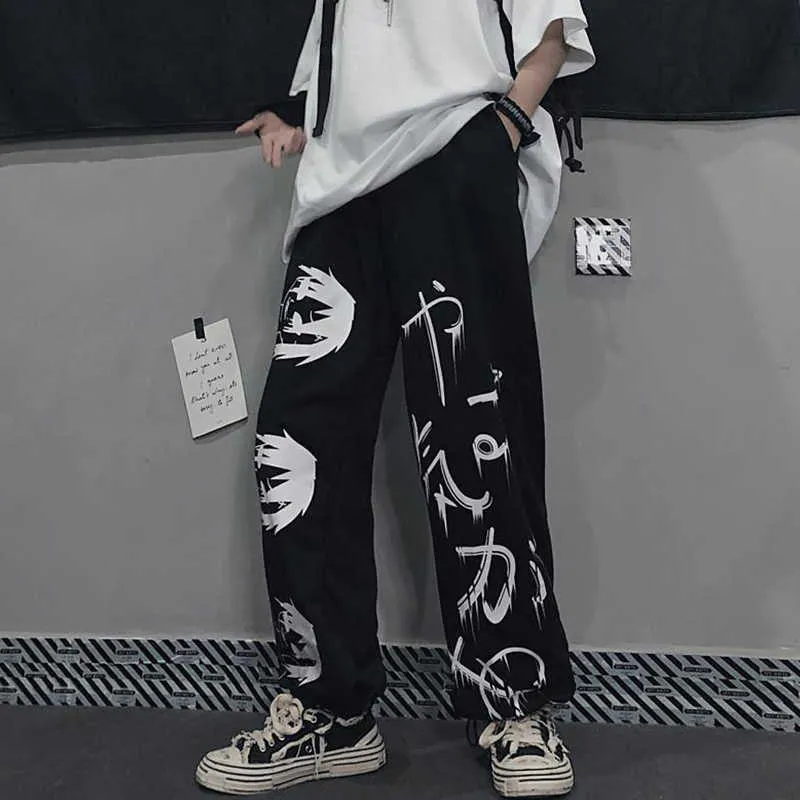 Aolamegs Anime Sweatpants For Men And Women Japanese, Korean, And Gothic  Retro Hip Hop Streetwear With Wide Leg And Jogging Loose Trousers Mens  G221007 From Us_alabama, $16.27