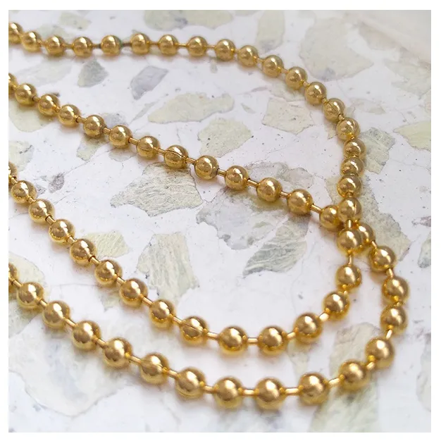 Cha￮nes perles d'artisanat Round Faire des accessoires de bijoux de bricolage flexible de bricolage