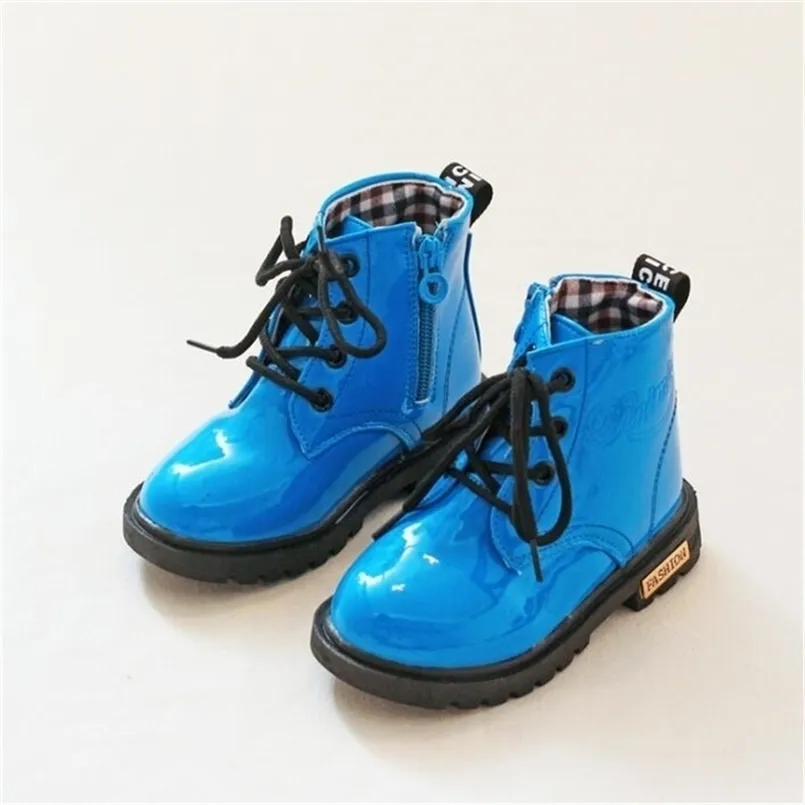 Boots Pu Leather Children