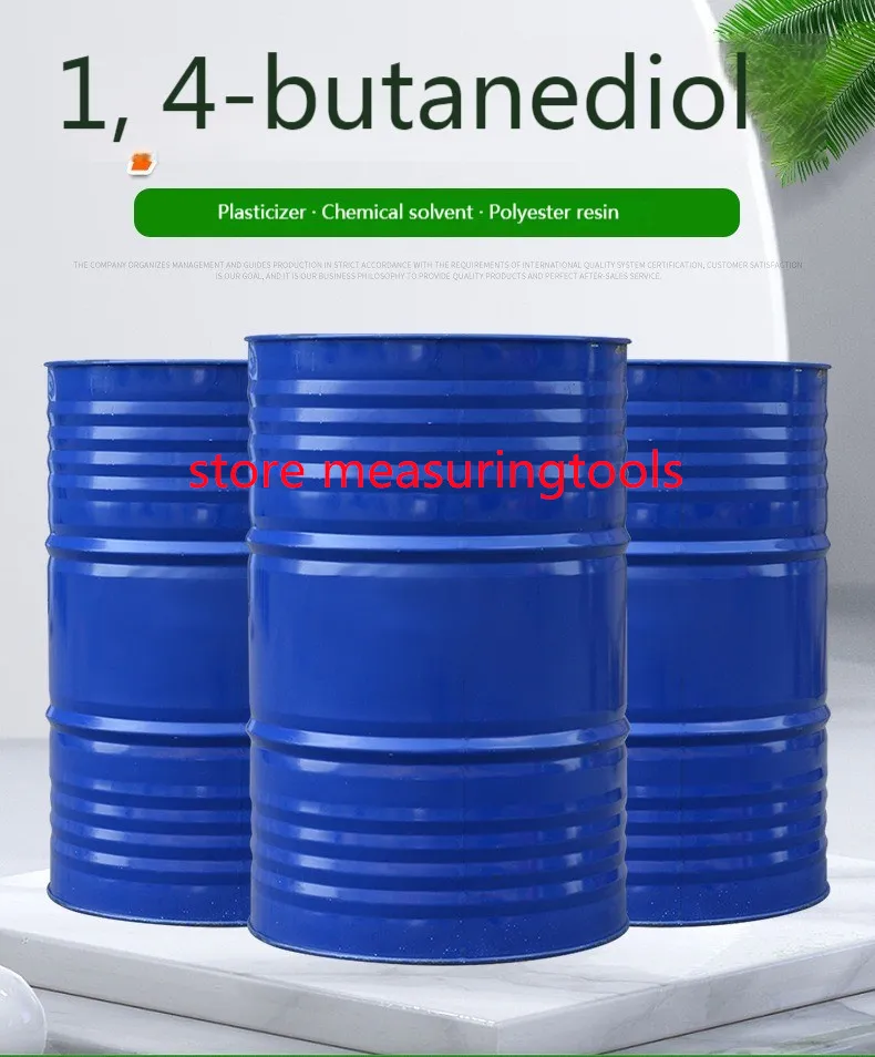 1KG Butanediol 99,5 Pureté 1,4-B glycol 1,4 BDO 14B CAS 110-64-5 1 4-diol 2-Butène-1,4-diol agrisynthb2d Cas110-63-4 Matières premières cosmétiques pour synthèse organique PBT PTMEG