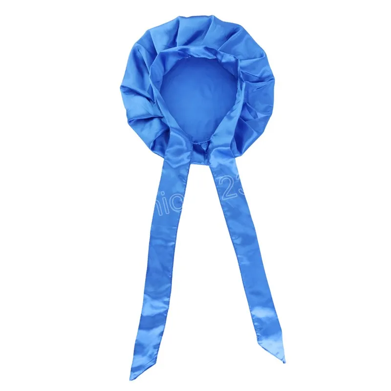 Seiden-Schlafhaube Mit Band – 100% Maulbeerseide, 19 Momme, Für Lockiges & Glattes Haar
