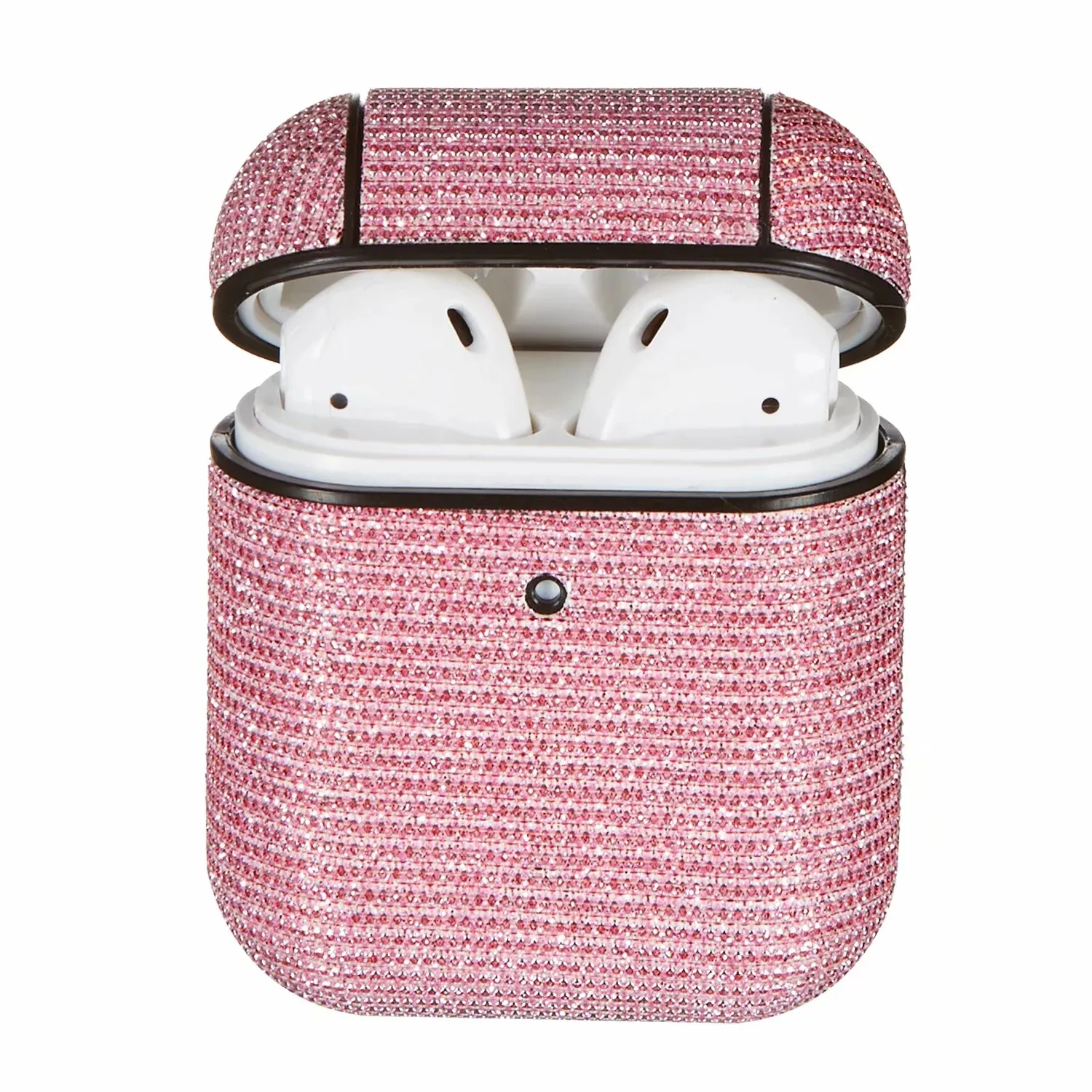 Wireless Bluetooth Headset Accessories for AIRPODS 1/2 - Dazzles Series Hard Plastic Earphone Protective Case