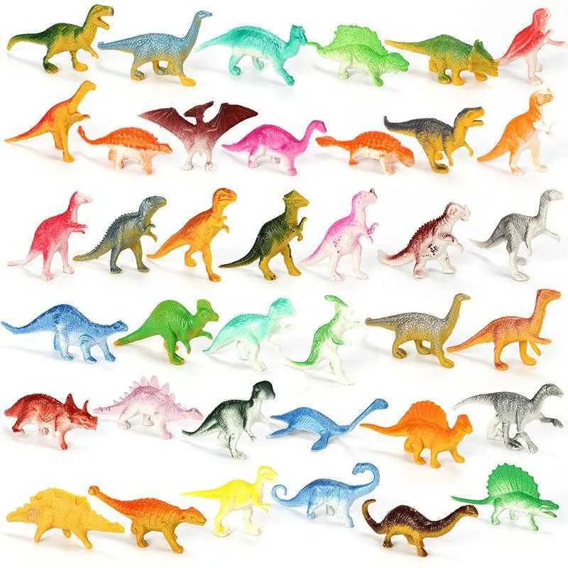 Découverte scientifique Mini modèle de dinosaure jouets éducatifs pour enfants petites figurines d'animaux de Simulation jouet pour enfants cadeau Animal pour garçon