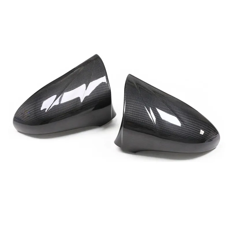 Car Mirror Cover for Lexus ES IS G/LS CT RC Dry Carbon Fiber Horn Mirror Rearview Housing Covers Caps