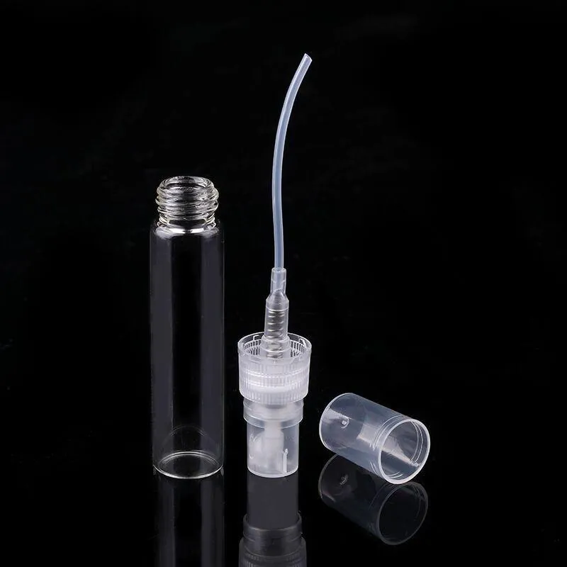 2ml/3ml/5ml/10ml Mini Refilable Spray Perfume Bottle Glass Travel Empty Atomizer Bottles Cosmetic Packaging Container