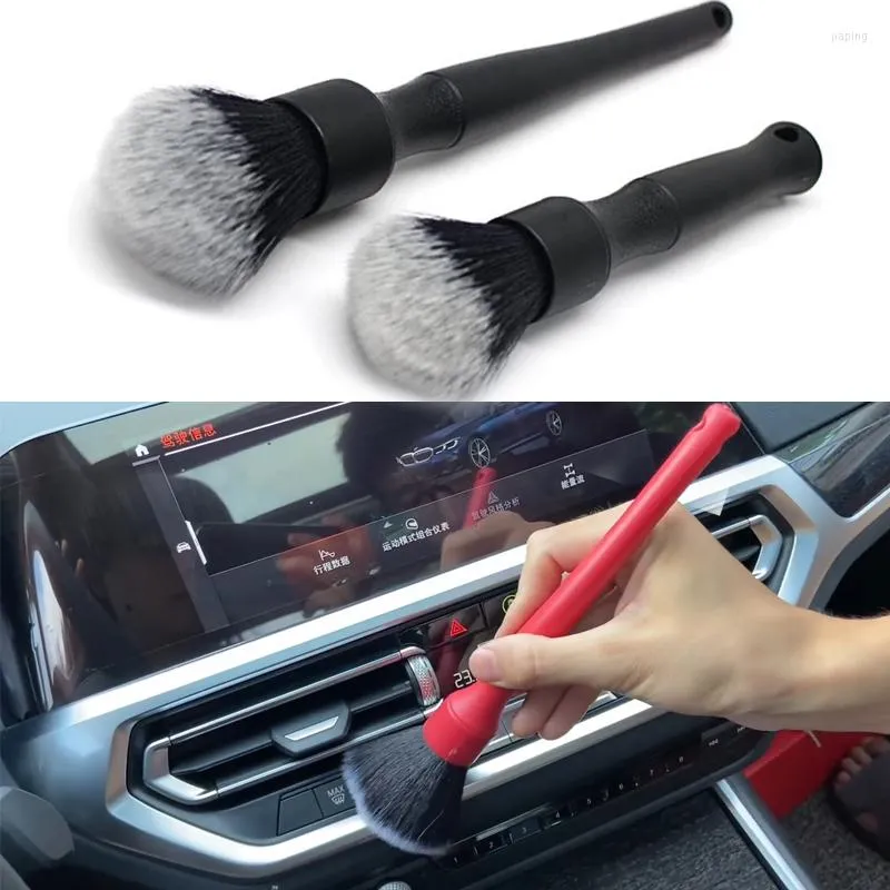 Esponja de carro 2pcs detalhando pincel de lavagem automática acessórios de limpeza ferramentas